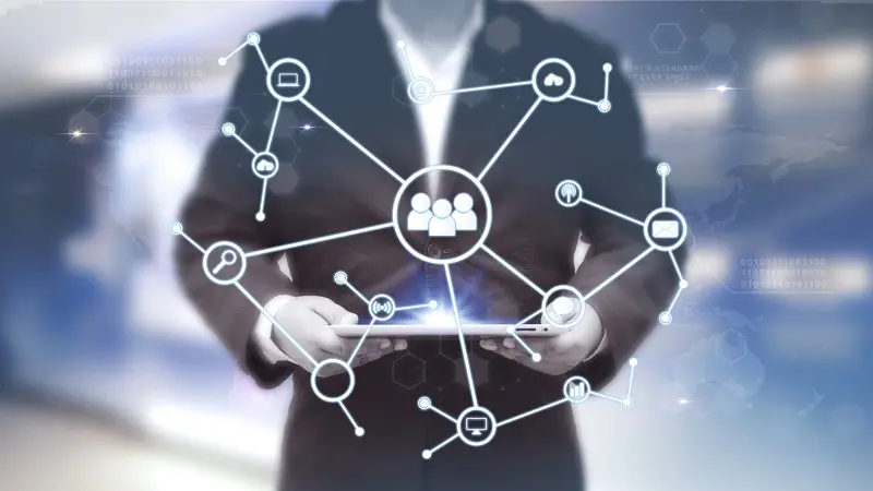 Netzwerk und Verband Symbol